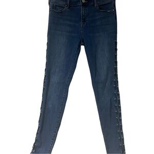 Pacsun Super Stretch Ankle Lace-up Jegging Denim Jean, Women's Size 27